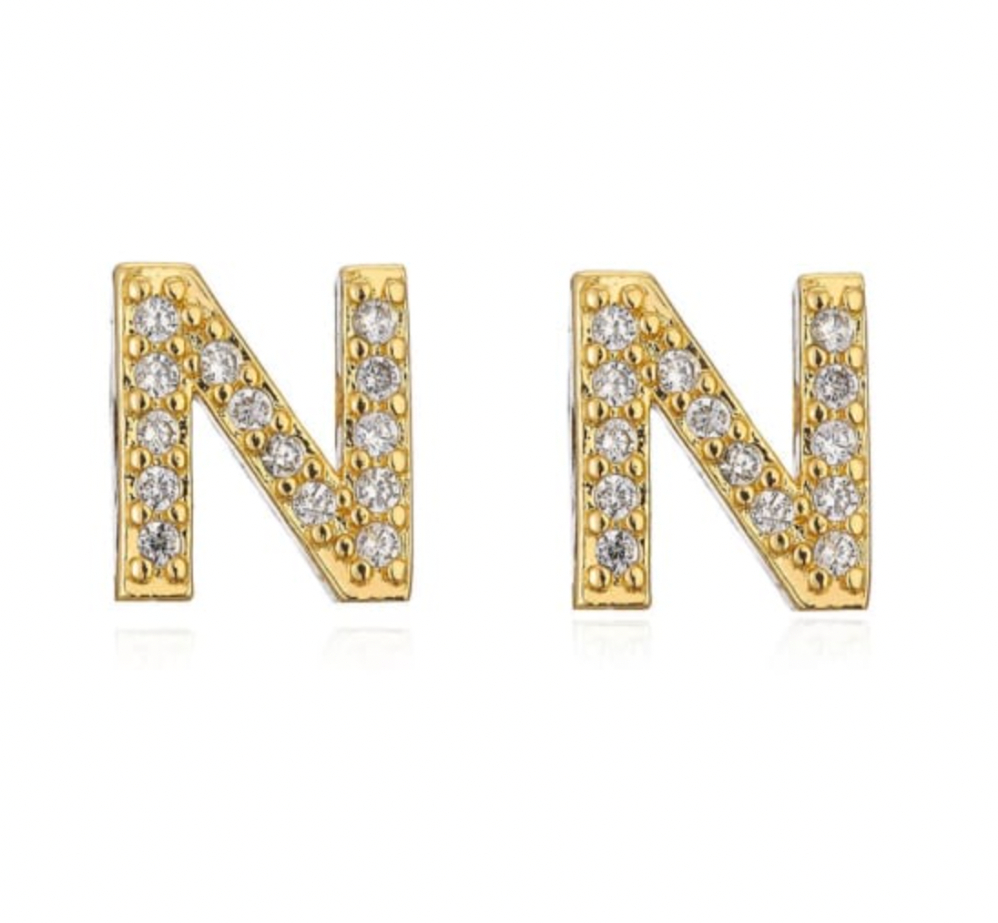 Taylor - Boucles d'oreilles lettres (initiales)