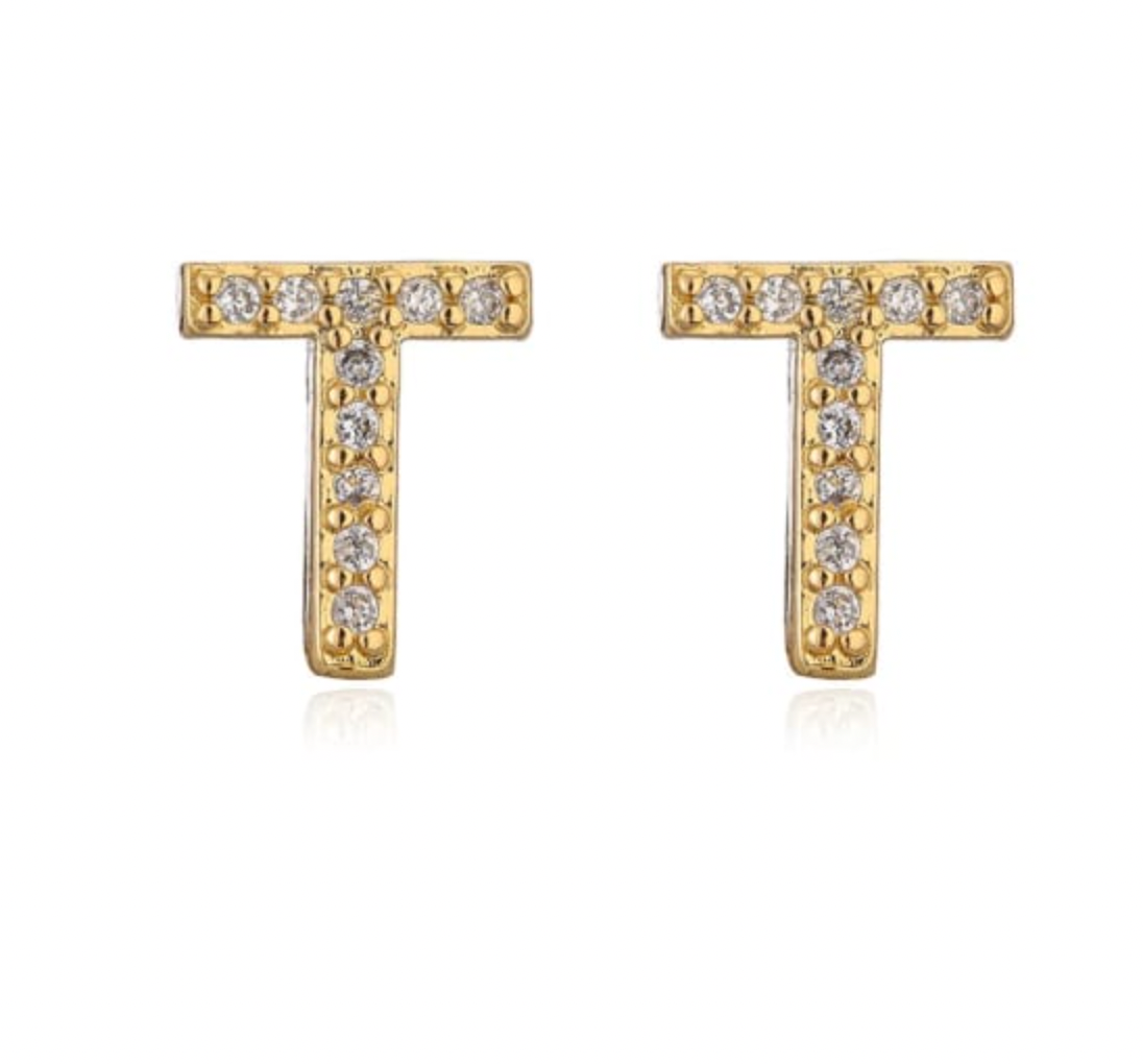 Taylor - Boucles d'oreilles lettres (initiales)