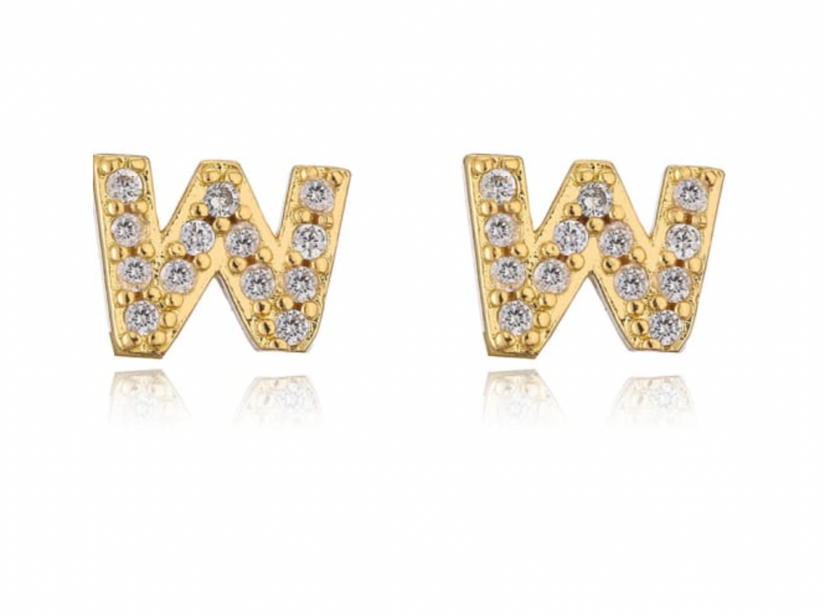 Taylor - Boucles d'oreilles lettres (initiales)