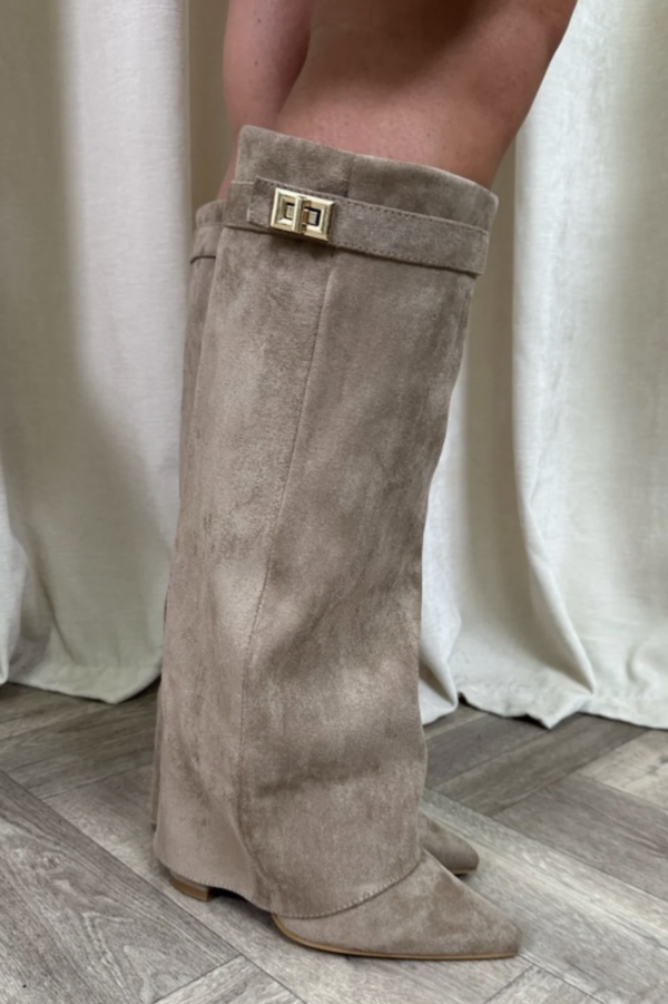 Johanna - Bottes élégantes en daim