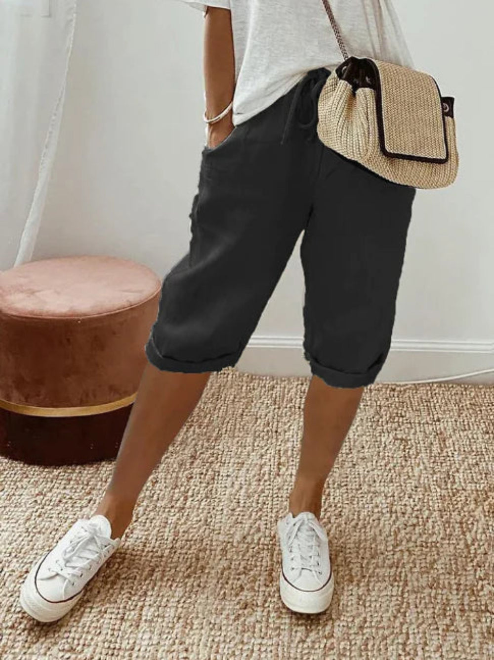 Elias - Pantalon pour homme avec poches latérales pratiques pour un look décontracté.