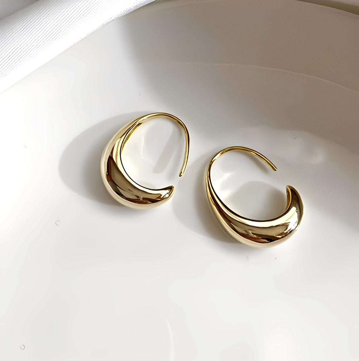 Zeinab – Boucles d'oreilles créoles en or