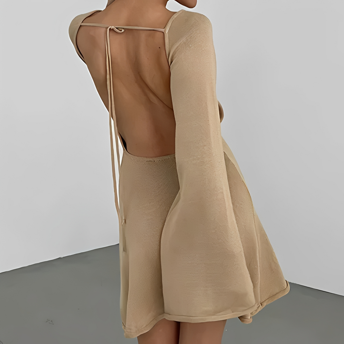 Aryana - Robe d'été raffinée à manches longues pour femme
