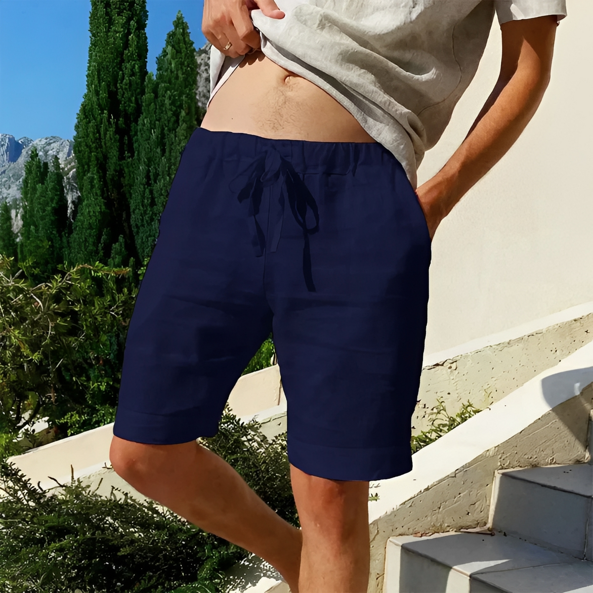 Wilmar - Pantalon d'été contemporain pour homme