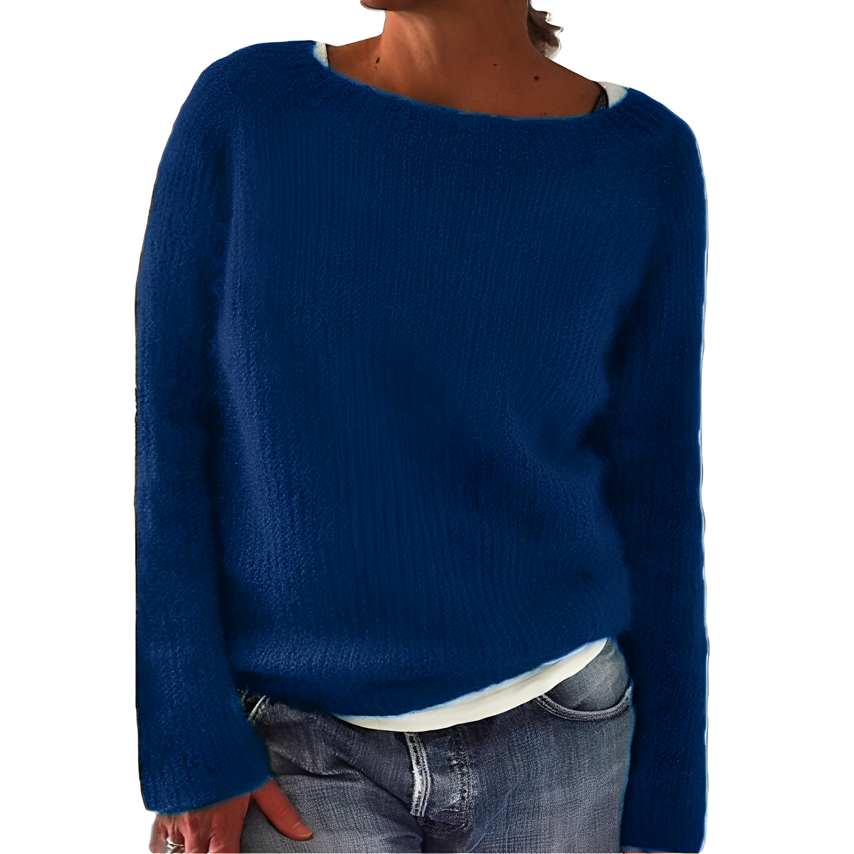 Angelia - Pull chaud et décontracté en tricot doux pour femmes