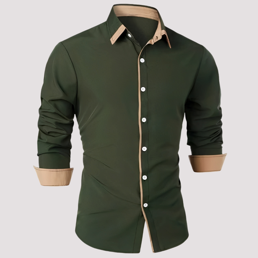 Samuel - Surchemise élégante à manches longues pour hommes