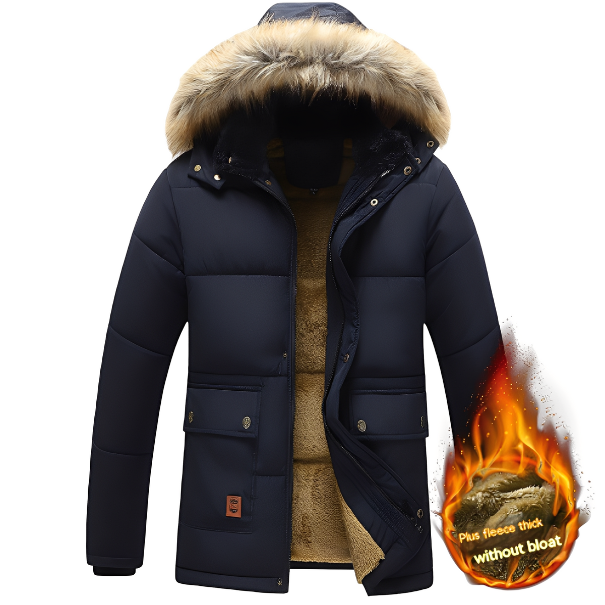 Crispian - Blouson confortable avec capuche