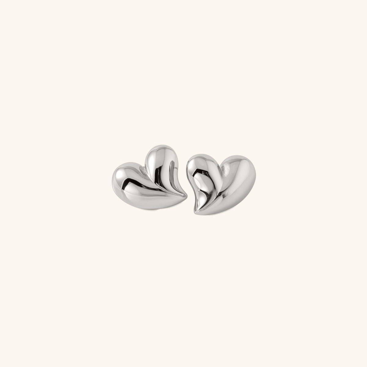 Olga - Boucles d'oreilles en cœur