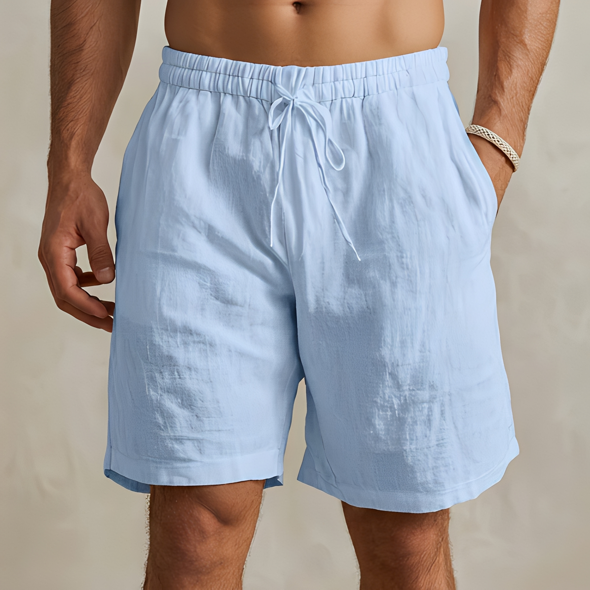 Loises - Short d'été contemporain avec cordon de serrage pour homme