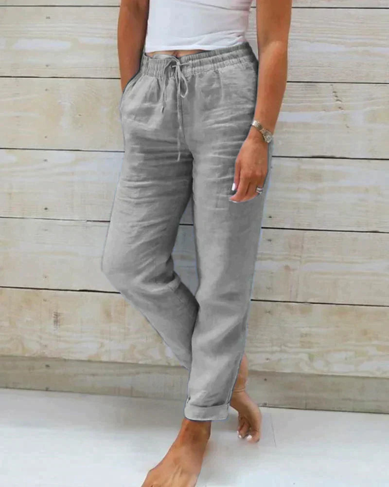 Stacy - Pantalon en lin pour femmes