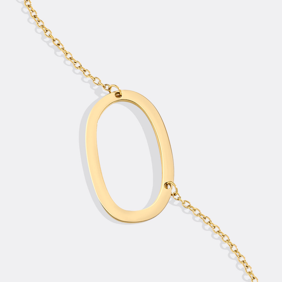 Inez – Collier avec initiale déclarative