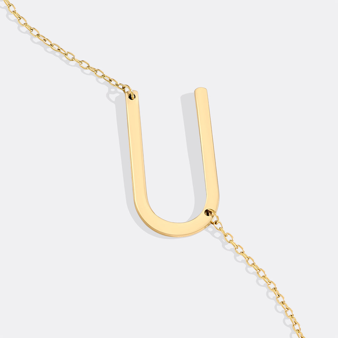 Inez – Collier avec initiale déclarative