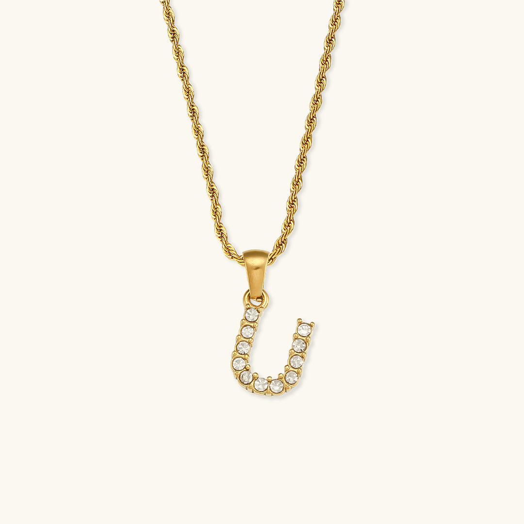 Maeve - Collier de diamants avec initiales