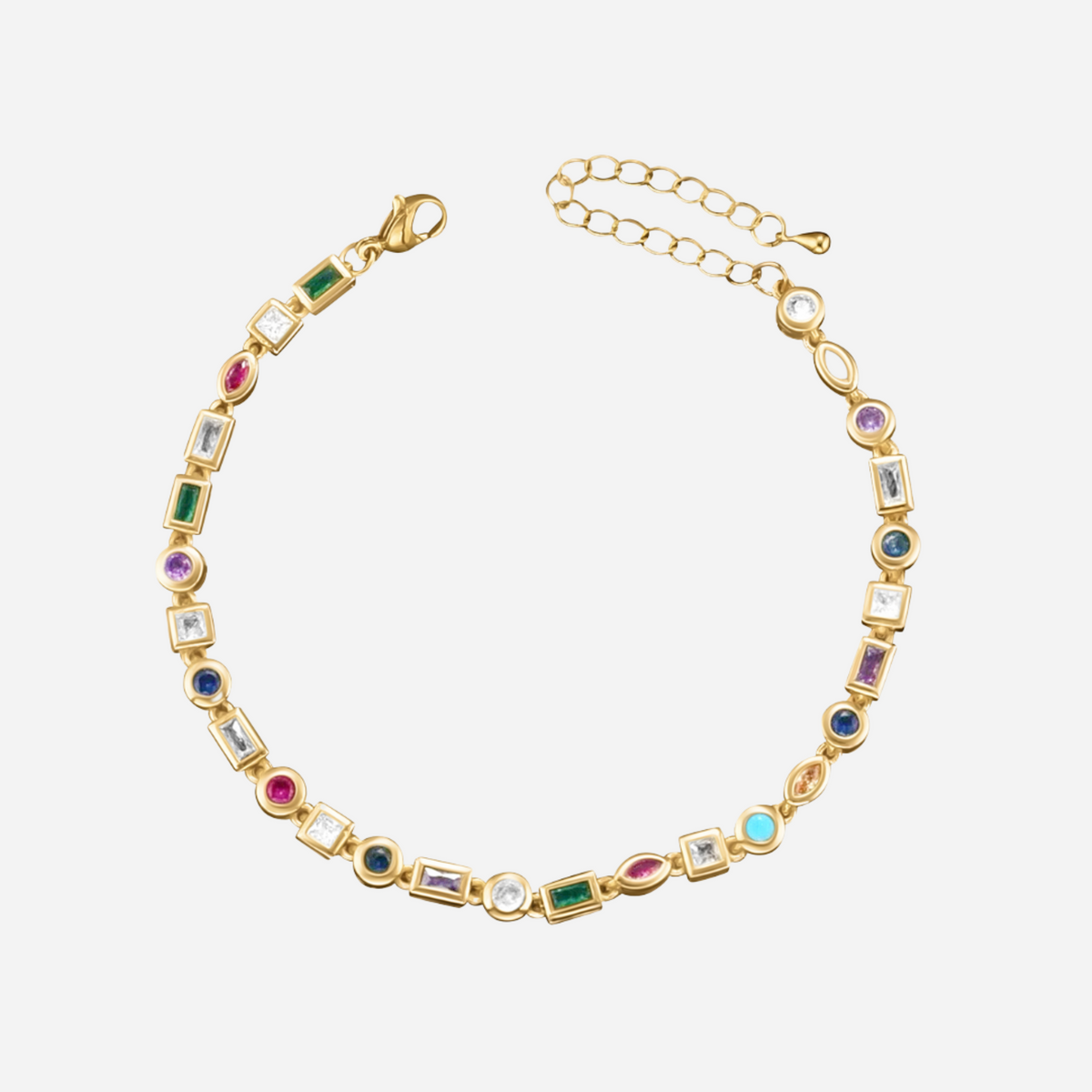 Nozomi – Bracelet coloré de cristaux