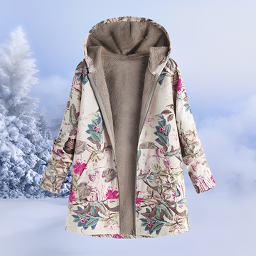 Jasmin - Manteau tendance et chaud avec capuche