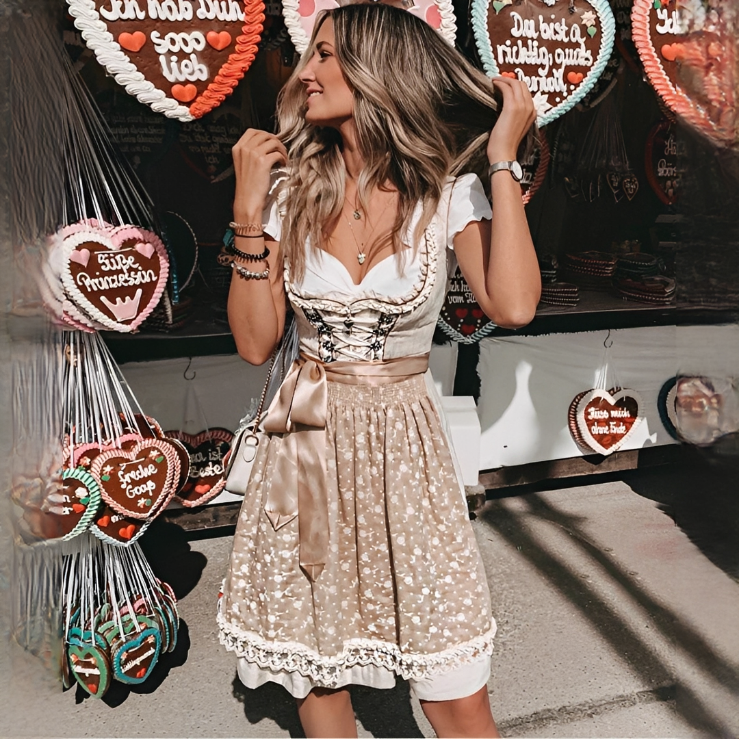 Eunna - Robe vintage chic pour femmes (Doublure non incluse)