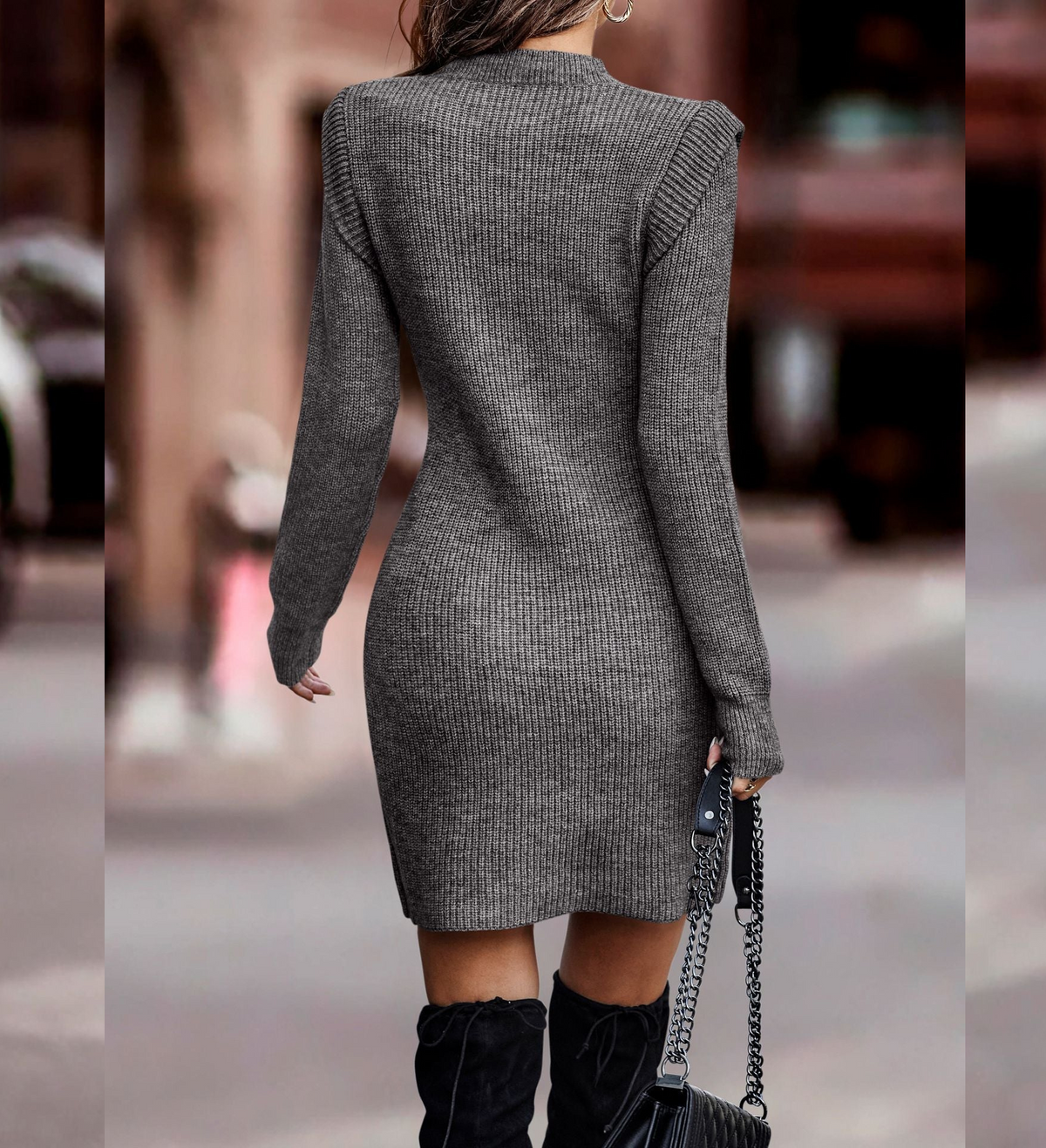 Eliana – Robe en tricot chic