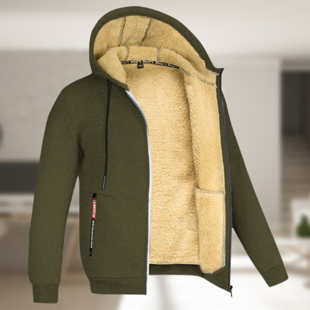 Andrew – Veste d'hiver avec capuche pour hommes