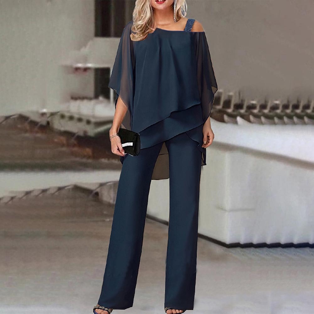 Ensemble deux-pièces élégant pour femmes | Style raffiné avec épaules découvertes