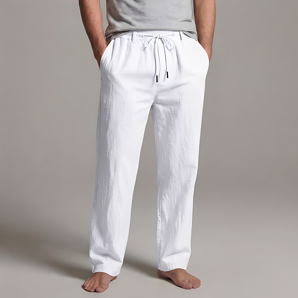 Arman - Pantalon décontracté avec cordon de serrage pour homme