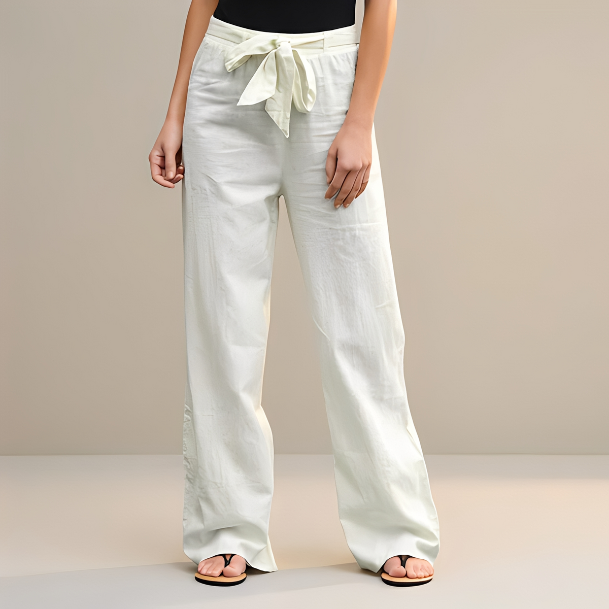 Lizza - Un pantalon d'été raffiné et léger pour femme