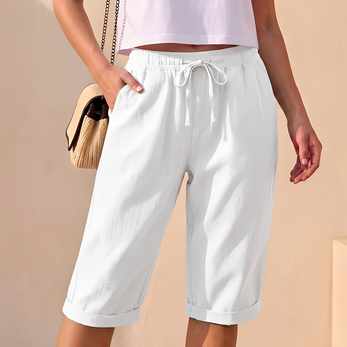 Kemmy - Pantalon d'été chic à la coupe loose pour femme
