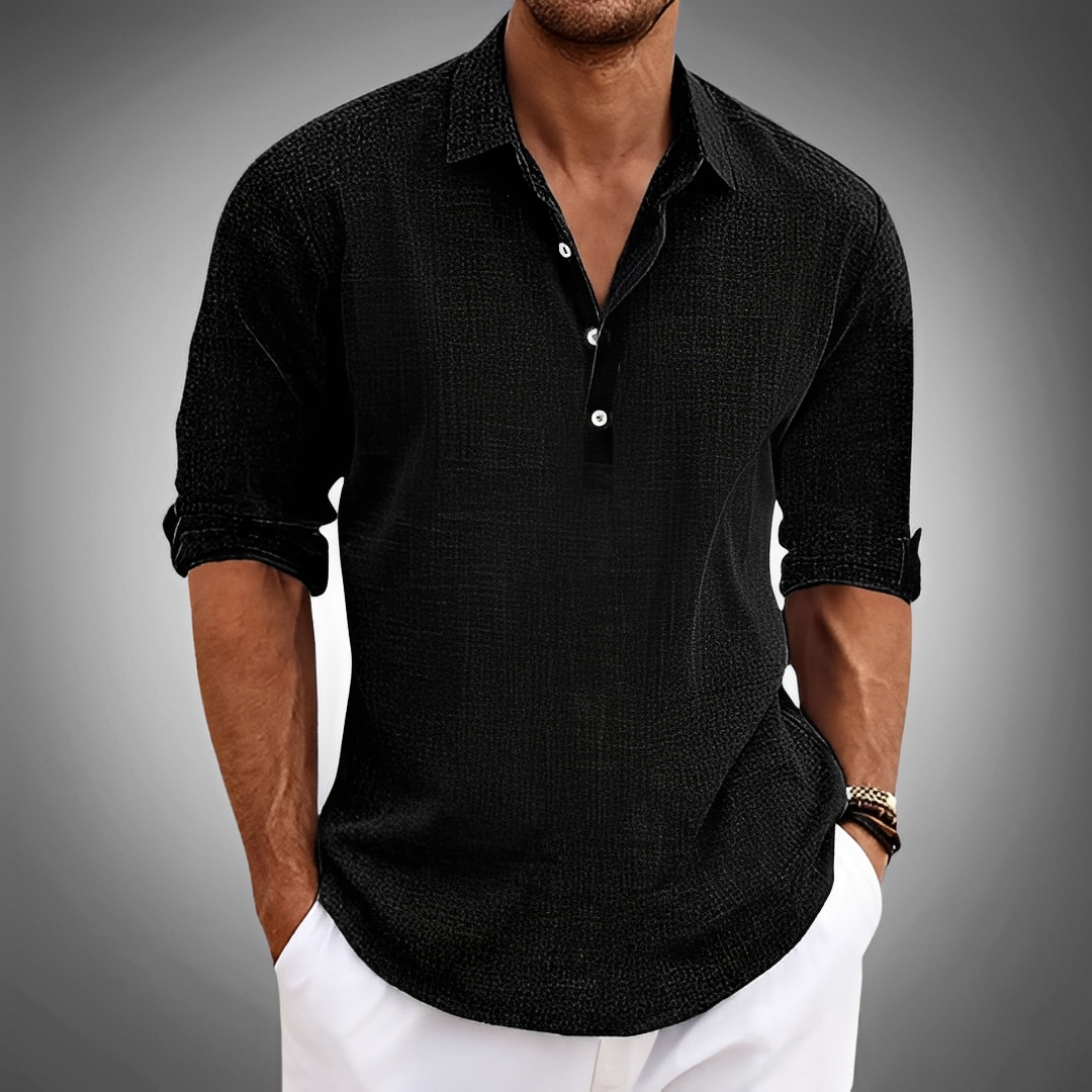 Edrian - Chemise classique d'été pour homme