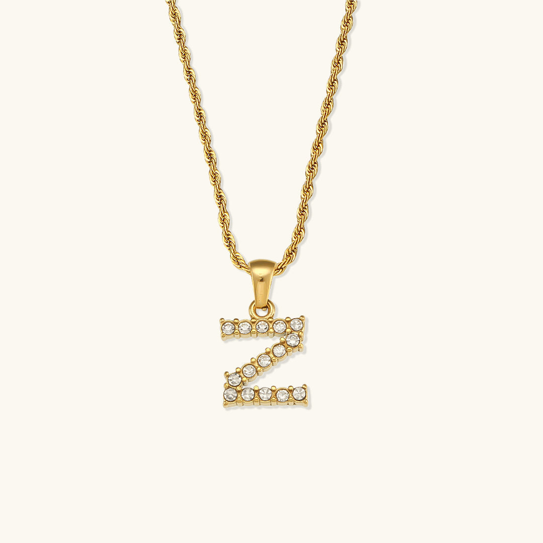 Maeve - Collier de diamants avec initiales