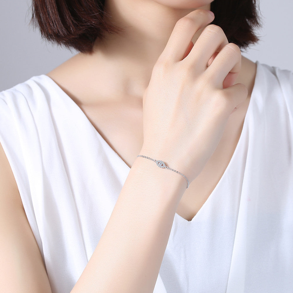 Bracelet à maillons avec œil maléfique - bracelet à maillons avec pendentif œil maléfique