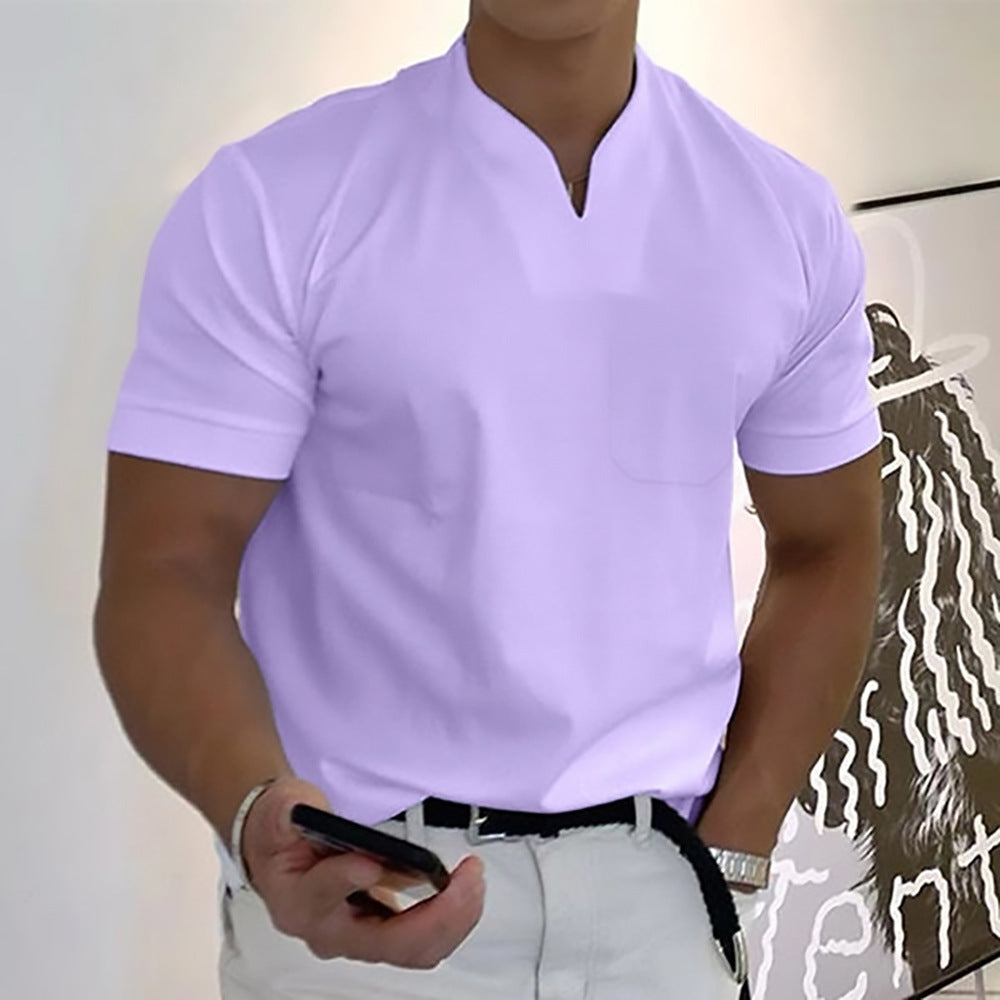 Jason - T-shirt business fitness à manches courtes pour hommes