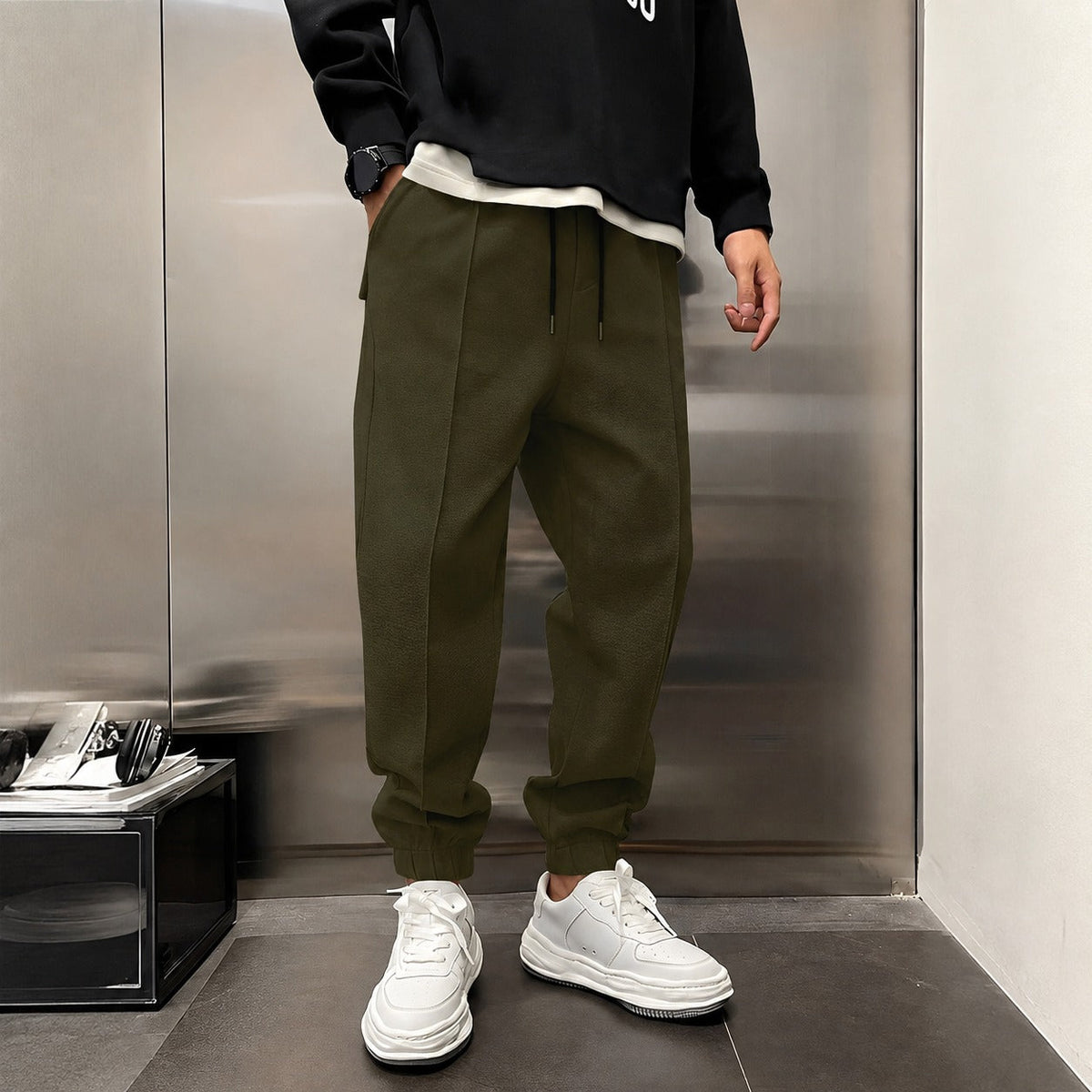 Philip - Pantalons homme confortables style décontracté