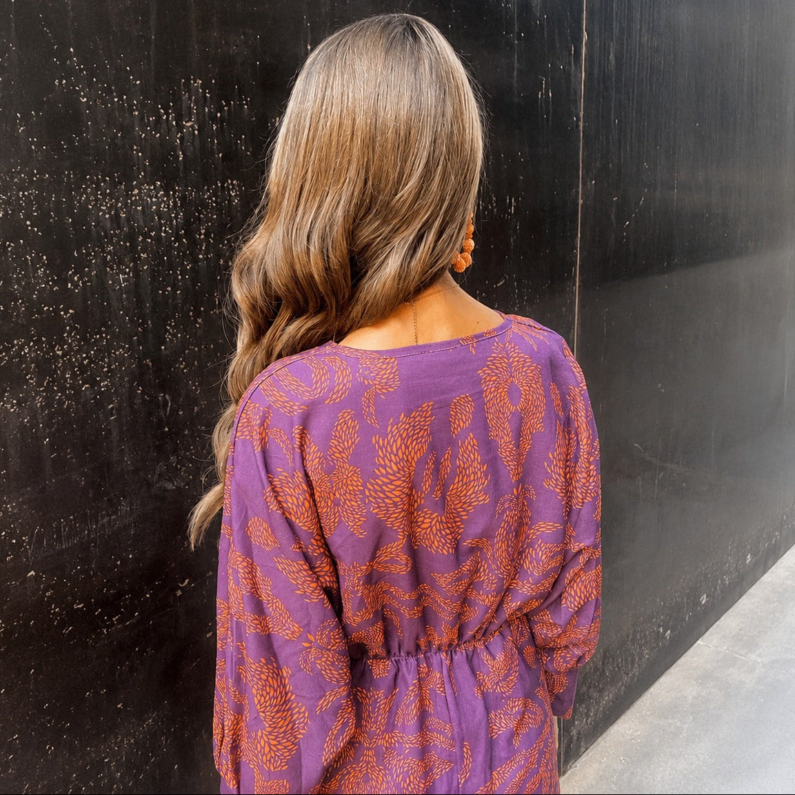 Grace - Robe élégante à motif floral avec nœud