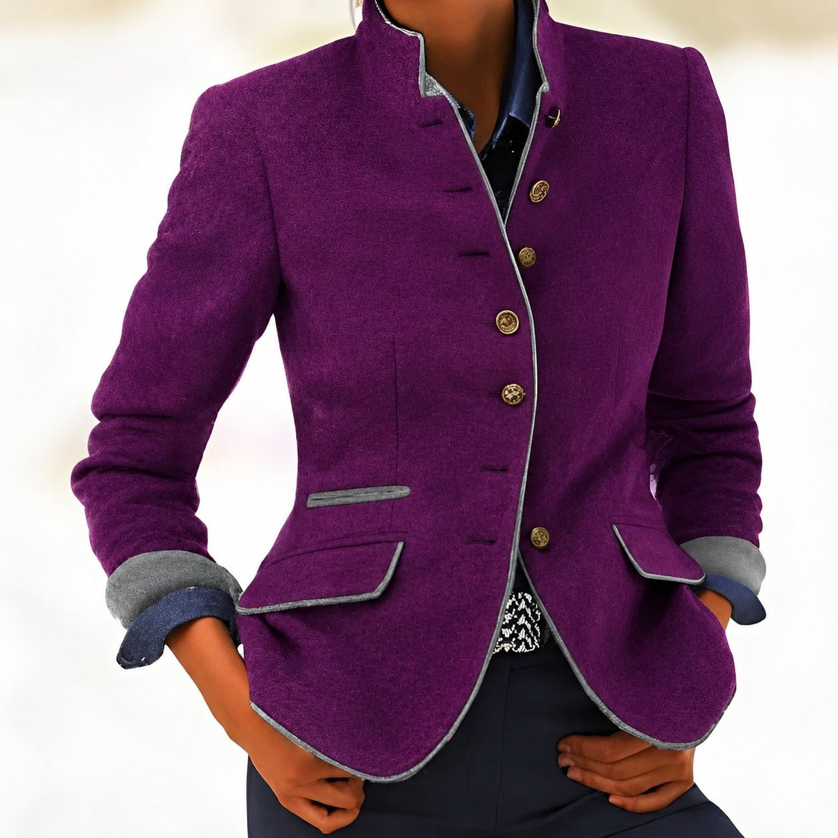 Kaelyn - Veste Élégante pour Femmes avec Poches