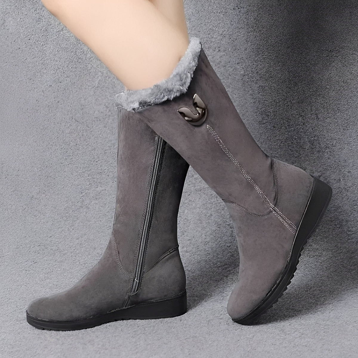 Carla - Bottes d'hiver confortables et chaudes