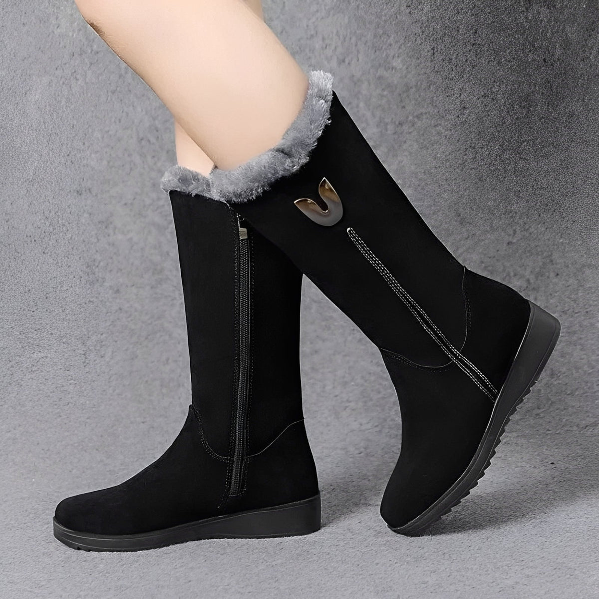 Carla - Bottes d'hiver confortables et chaudes