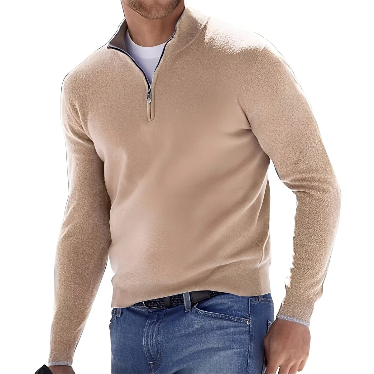 Ralph - Pull Décontracté pour Hommes avec Fermeture Éclair