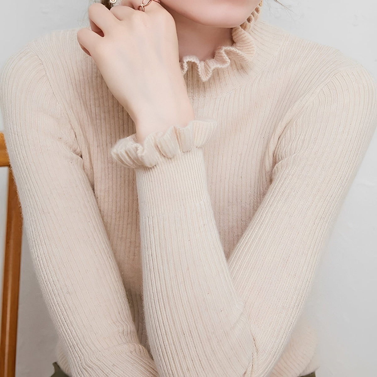 Alva - Pull Élégant à Col Roulé pour Femmes