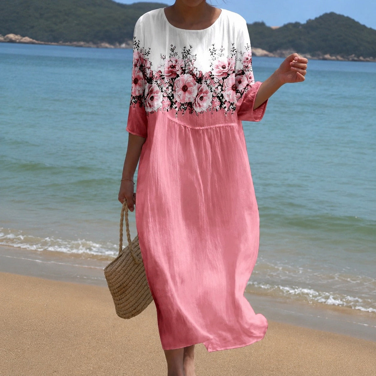 Alina - Robe midi fluide
