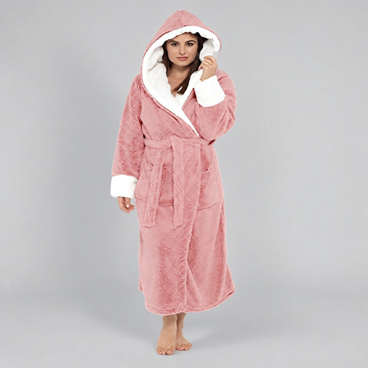 Aleta - Peignoir doux et long pour femmes