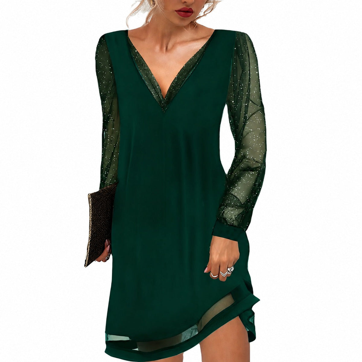 Annalee - Robes élégantes avec manches transparentes pour femmes