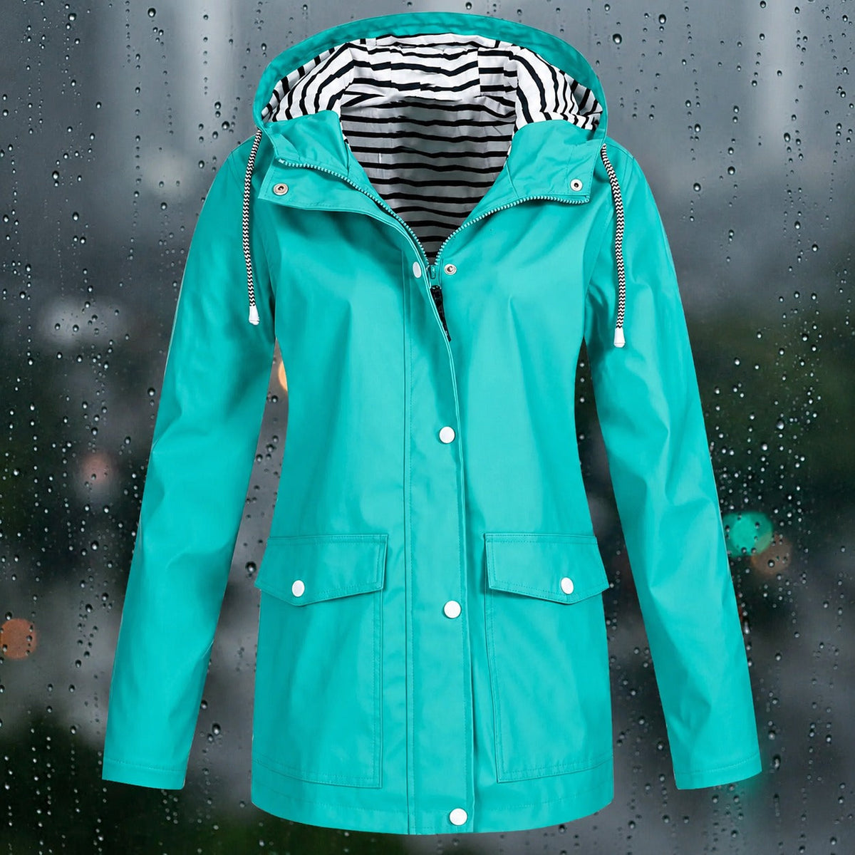 Lea - Manteau pratique avec capuche
