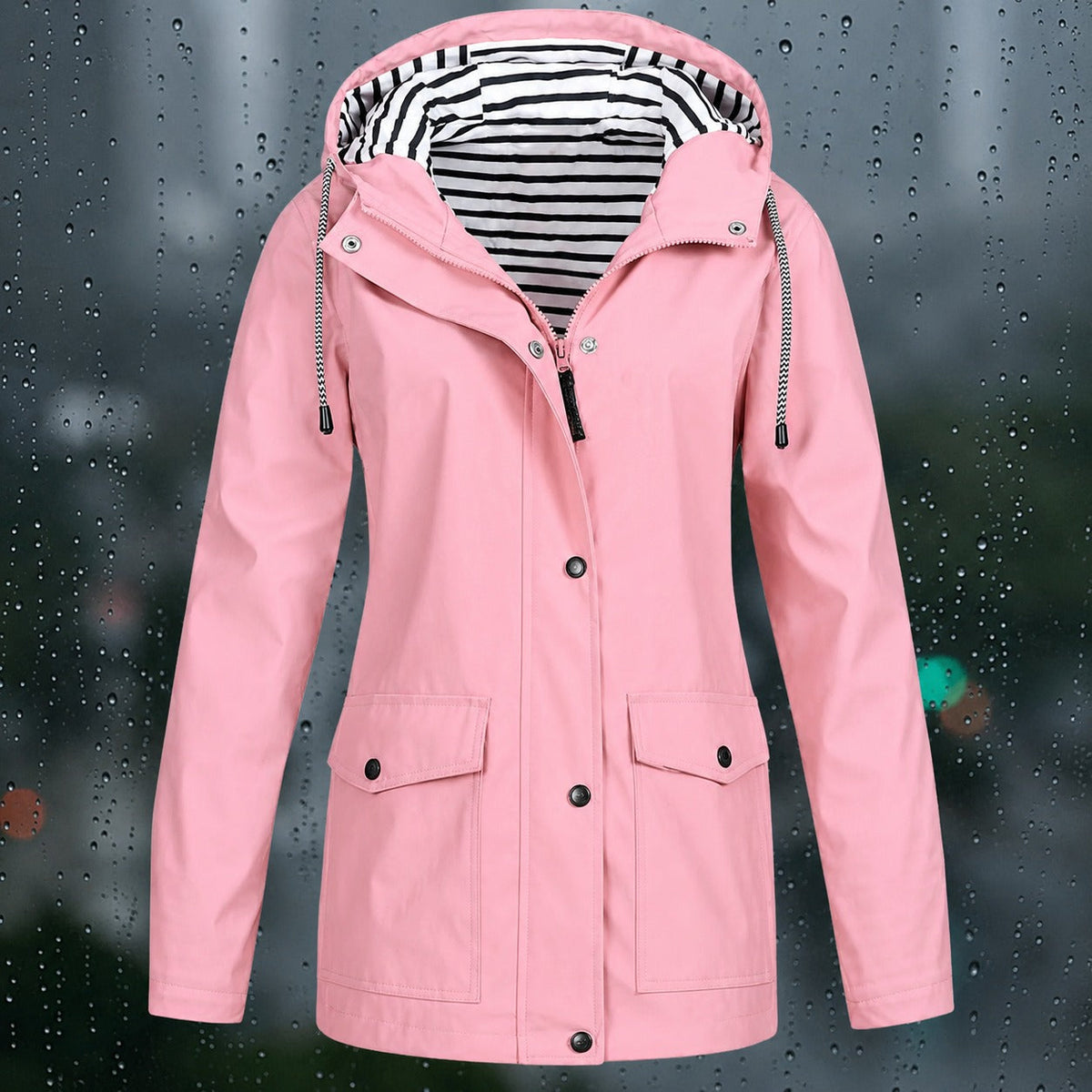 Lea - Manteau pratique avec capuche