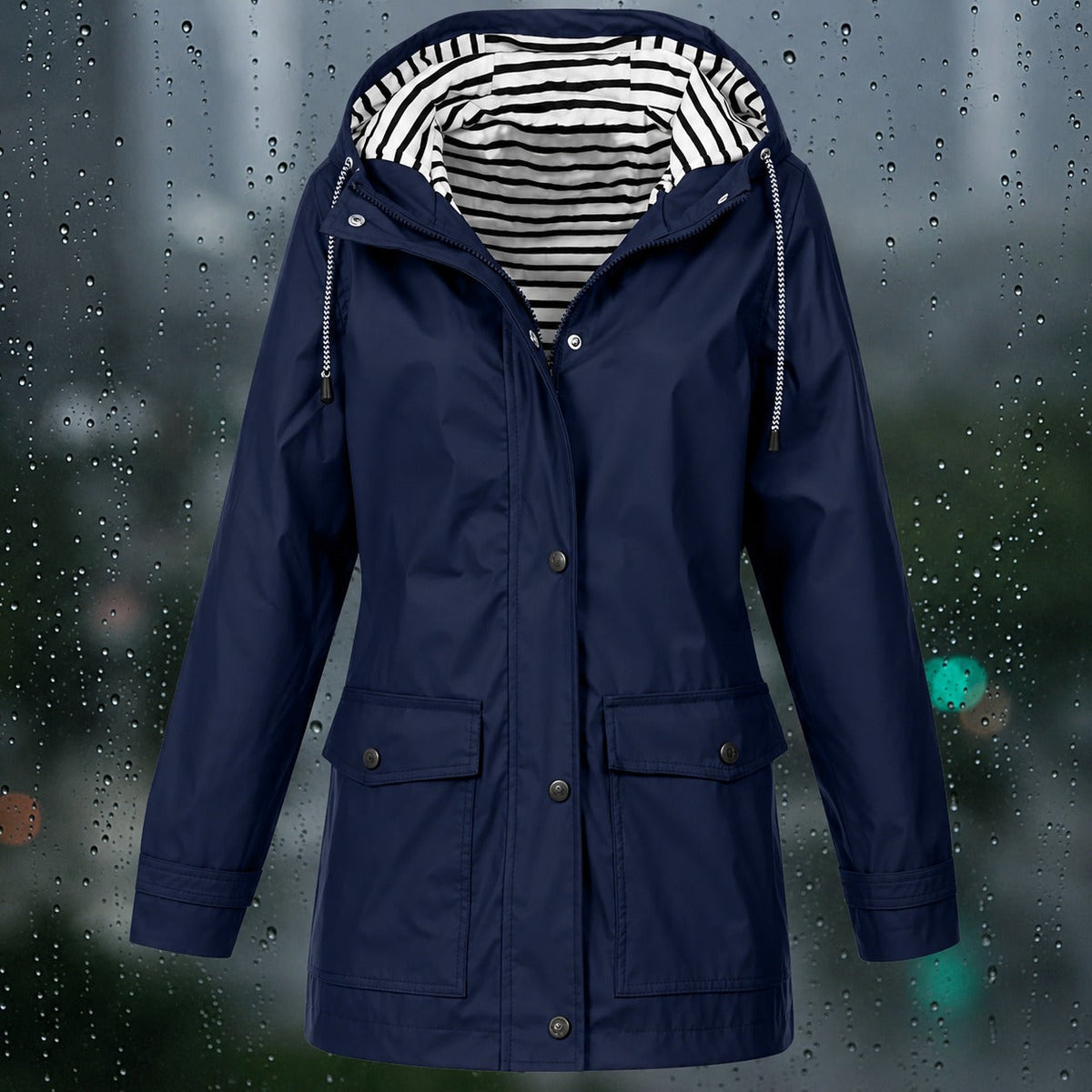 Lea - Manteau pratique avec capuche