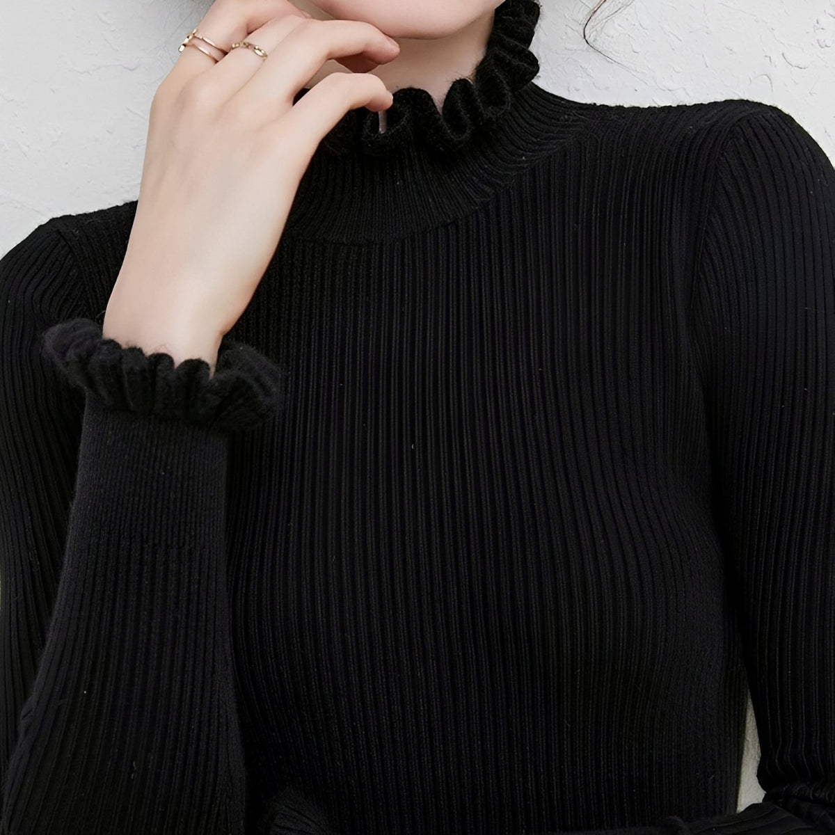 Alva - Pull Élégant à Col Roulé pour Femmes