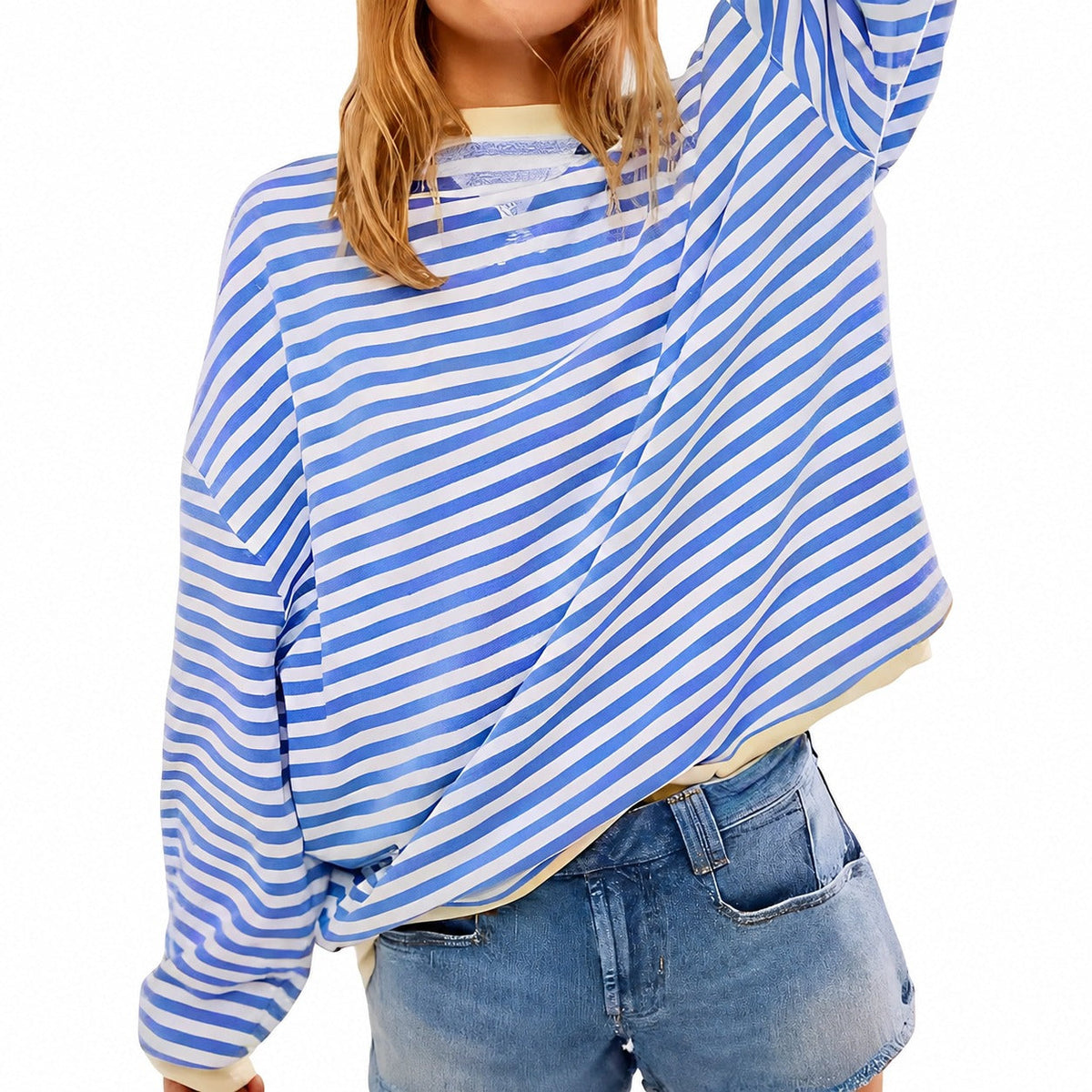Judith - Pull rayé décontracté pour femmes