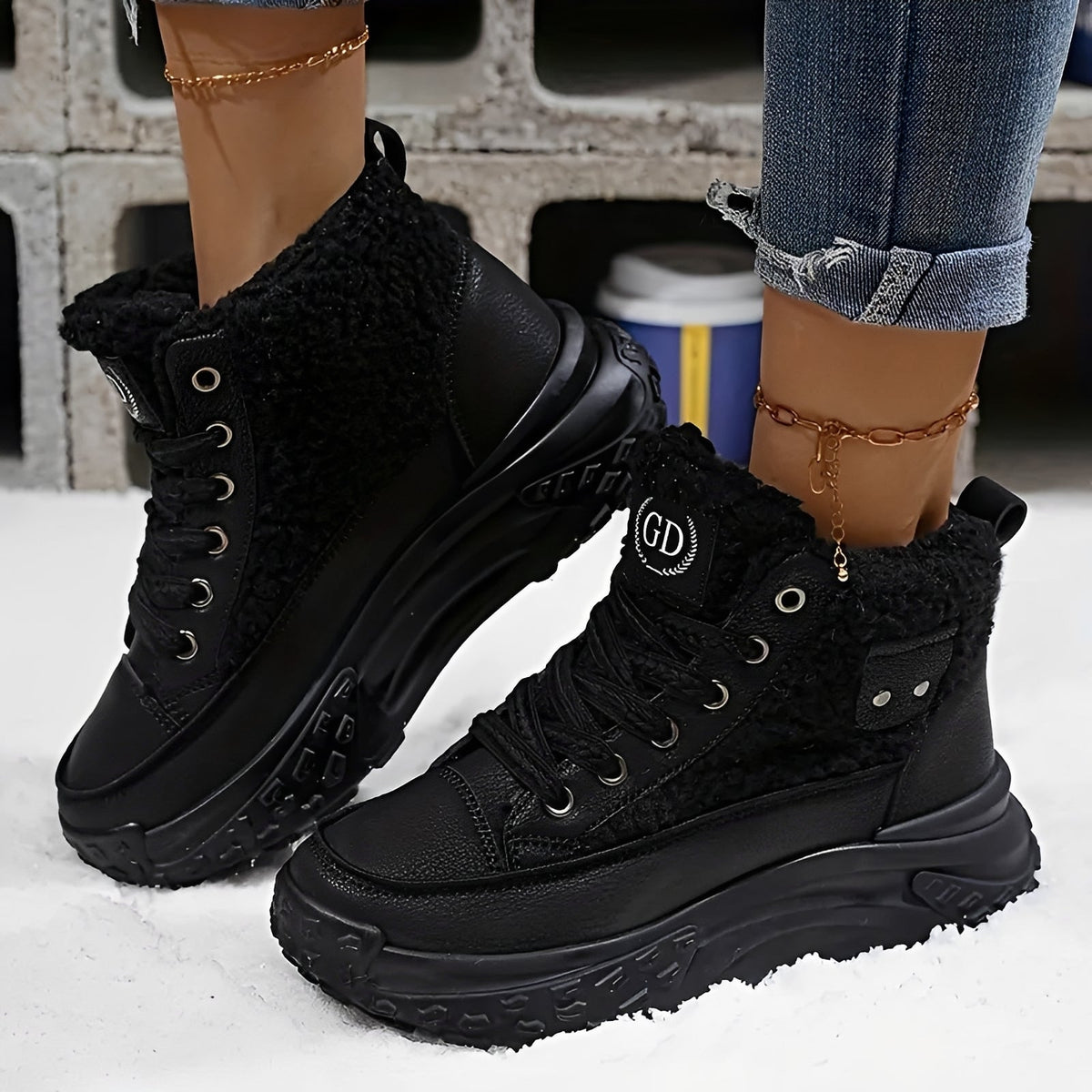 Irene - Bottes d'Hiver Confortables et Doublées