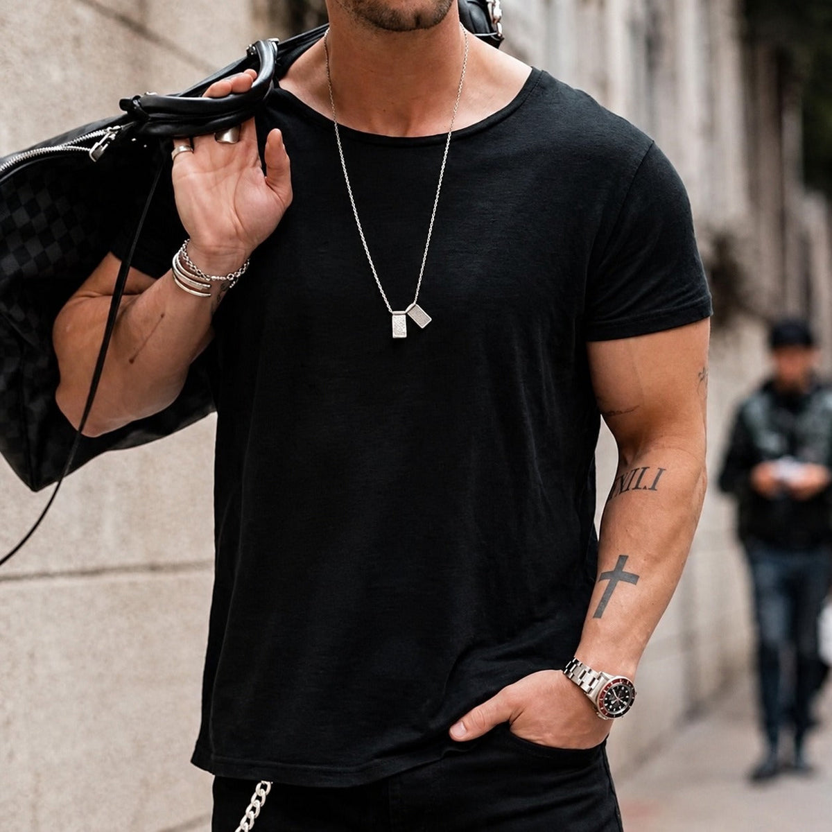 Lennon – T-shirt décontracté quotidien avec coupe confortable