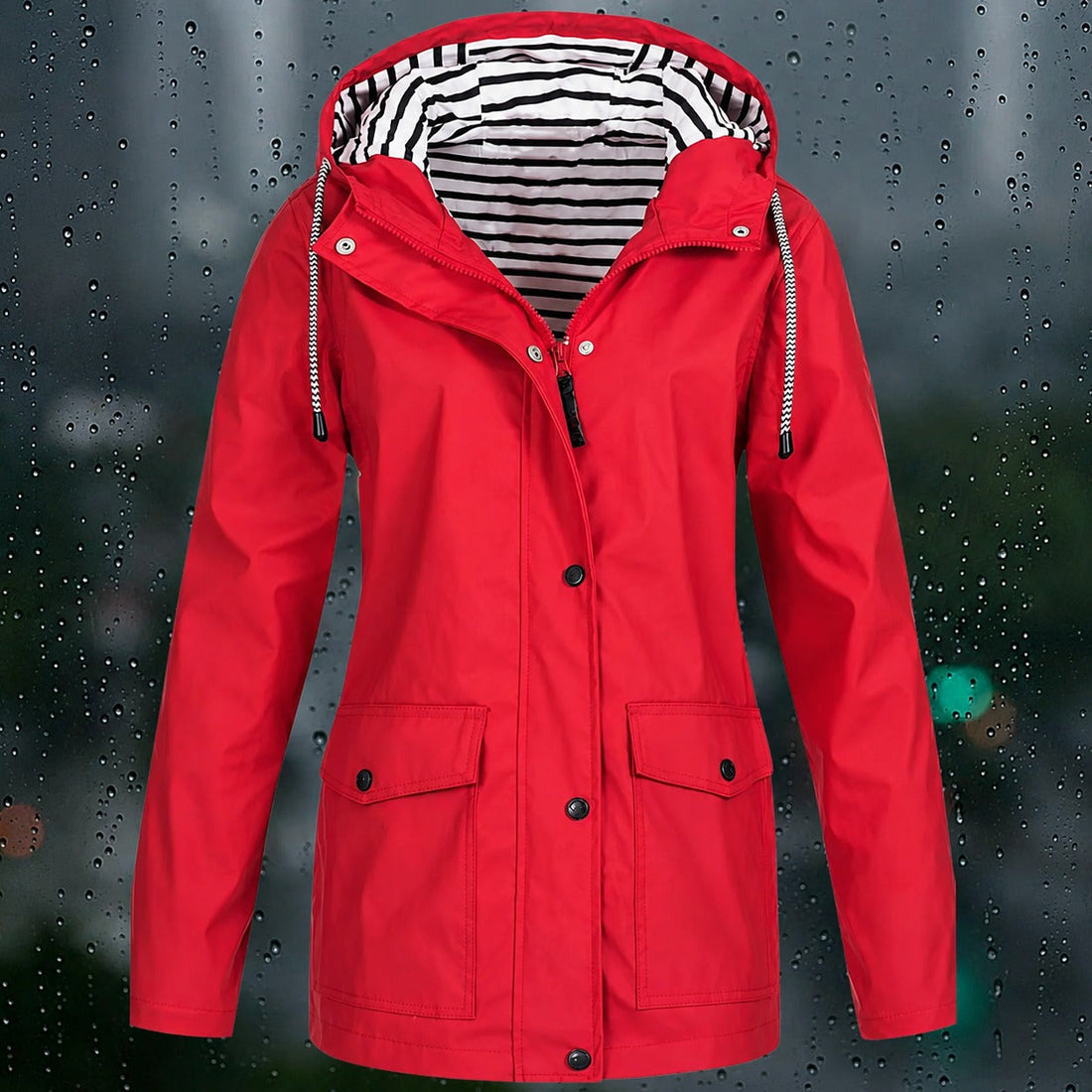 Lea - Manteau pratique avec capuche