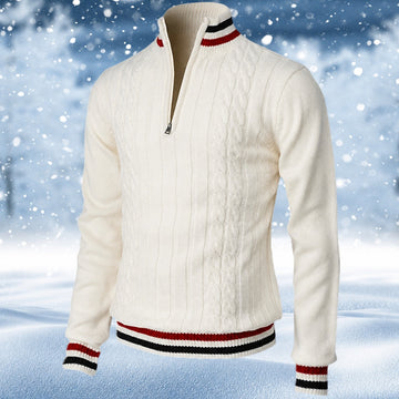 Ralph - Pull Stylé pour Hommes avec Fermeture Éclair