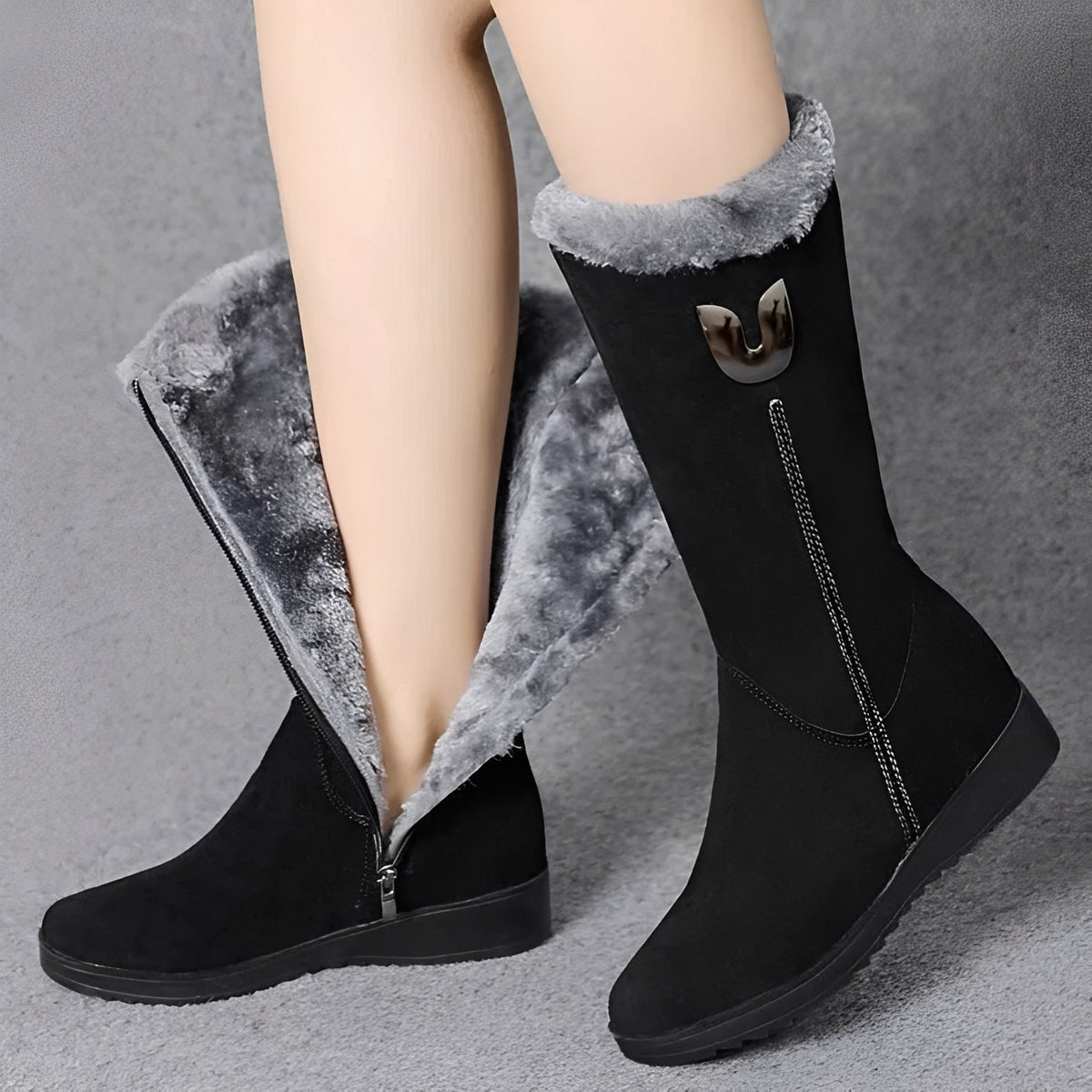 Carla - Bottes d'hiver confortables et chaudes